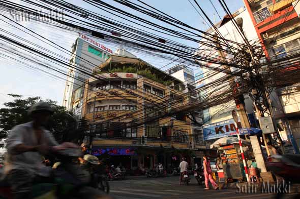 De Tham street, Provinsi Saigon, Vietnam.
