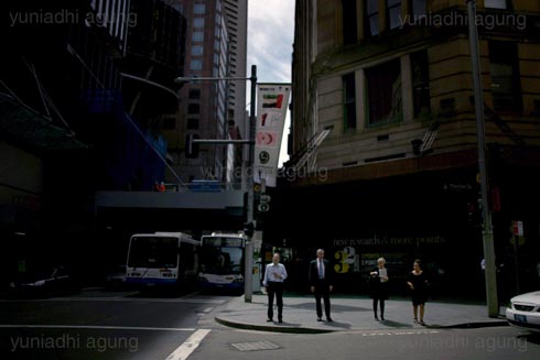 Pekerja kantoran di Sydney