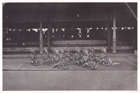 Tari Bedhaya, In den Kedaton, 1884.
